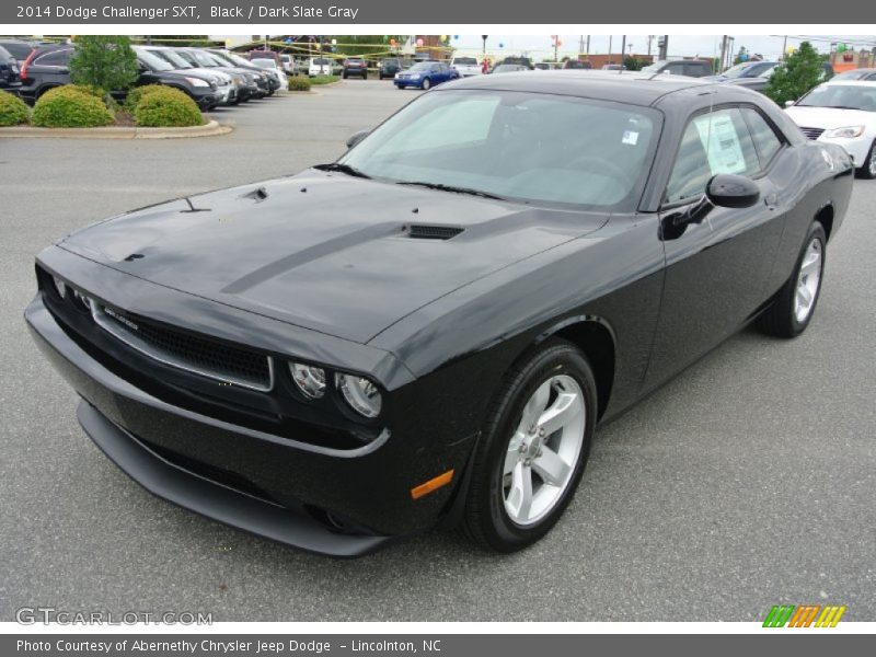Black / Dark Slate Gray 2014 Dodge Challenger SXT