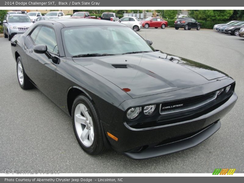 Black / Dark Slate Gray 2014 Dodge Challenger SXT