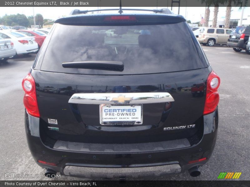 Black / Jet Black 2012 Chevrolet Equinox LTZ