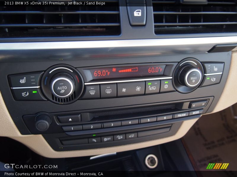 Jet Black / Sand Beige 2013 BMW X5 xDrive 35i Premium
