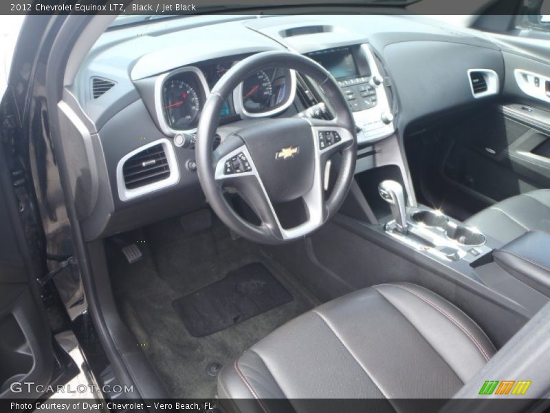 Black / Jet Black 2012 Chevrolet Equinox LTZ