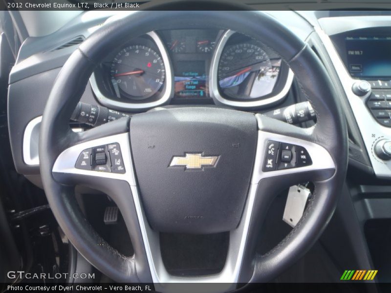 Black / Jet Black 2012 Chevrolet Equinox LTZ