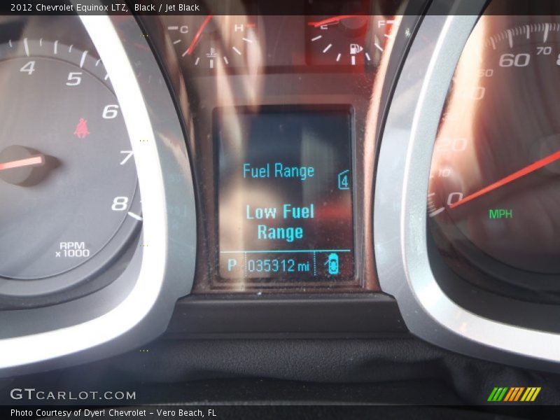 Black / Jet Black 2012 Chevrolet Equinox LTZ