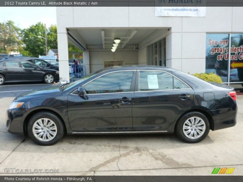 Attitude Black Metallic / Ash 2012 Toyota Camry LE