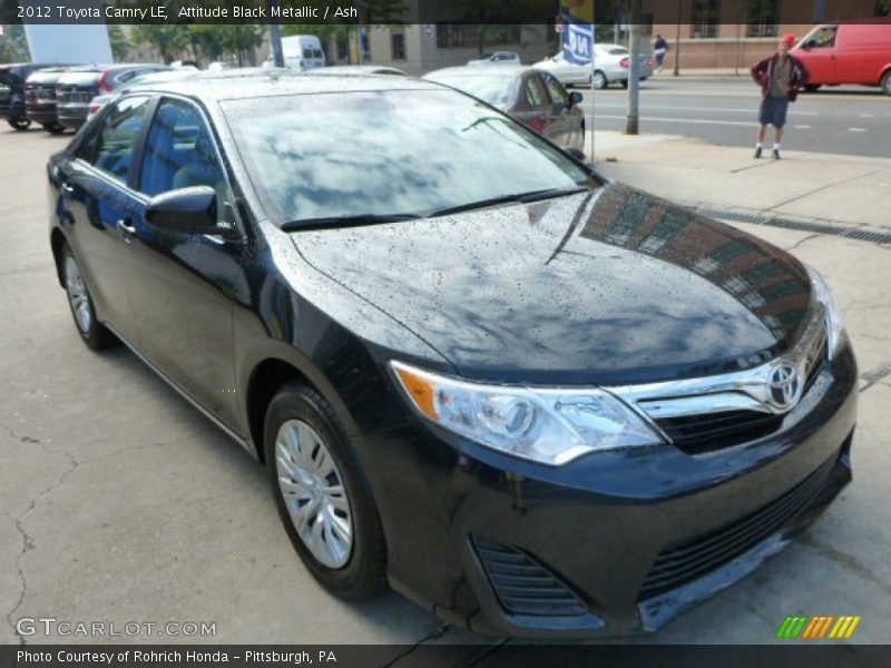 Attitude Black Metallic / Ash 2012 Toyota Camry LE