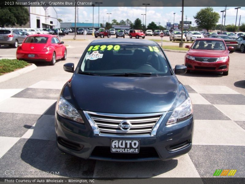 Graphite Blue / Charcoal 2013 Nissan Sentra SV