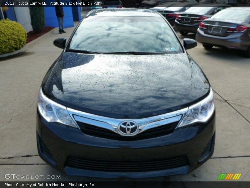 Attitude Black Metallic / Ash 2012 Toyota Camry LE