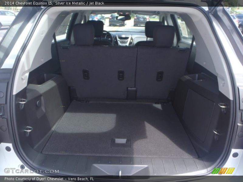 Silver Ice Metallic / Jet Black 2014 Chevrolet Equinox LS