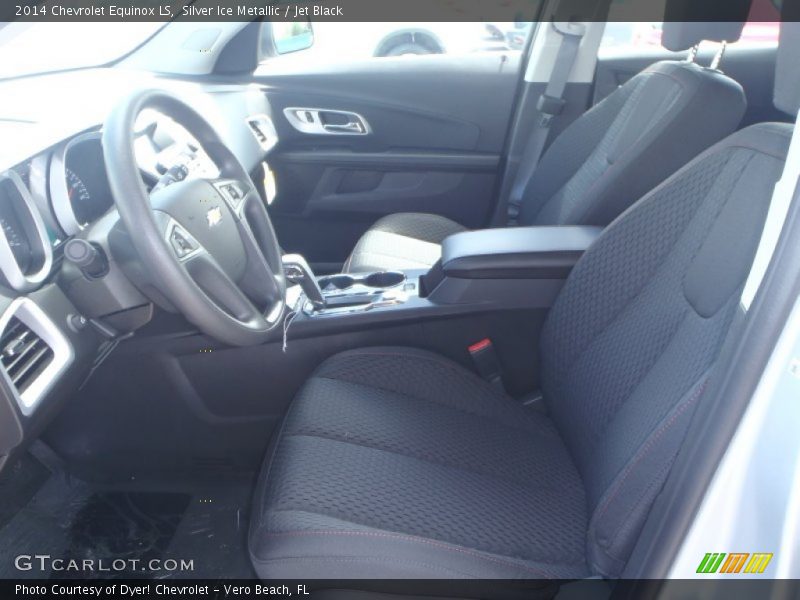 Silver Ice Metallic / Jet Black 2014 Chevrolet Equinox LS