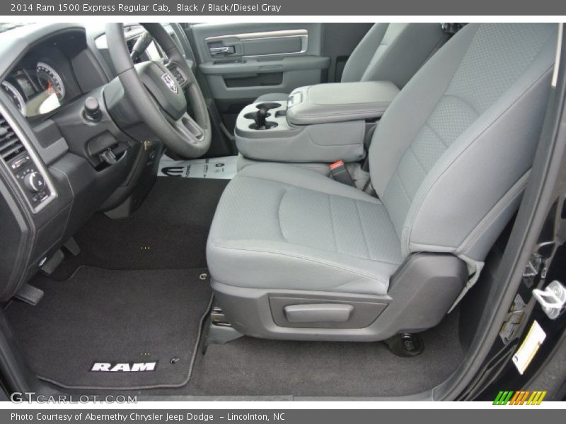 Black / Black/Diesel Gray 2014 Ram 1500 Express Regular Cab