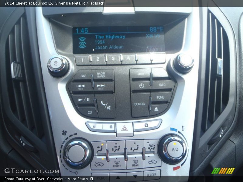 Silver Ice Metallic / Jet Black 2014 Chevrolet Equinox LS