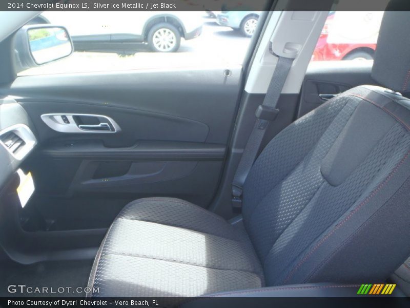 Silver Ice Metallic / Jet Black 2014 Chevrolet Equinox LS