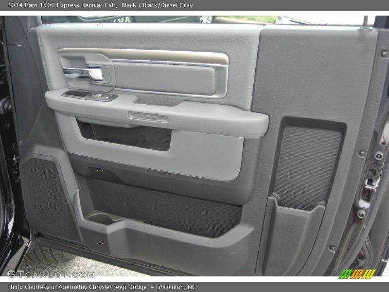 Black / Black/Diesel Gray 2014 Ram 1500 Express Regular Cab