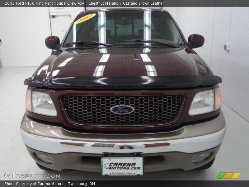 Chestnut Metallic / Castano Brown Leather 2002 Ford F150 King Ranch SuperCrew 4x4