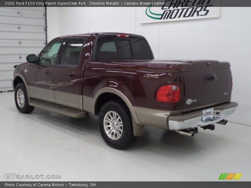 Chestnut Metallic / Castano Brown Leather 2002 Ford F150 King Ranch SuperCrew 4x4