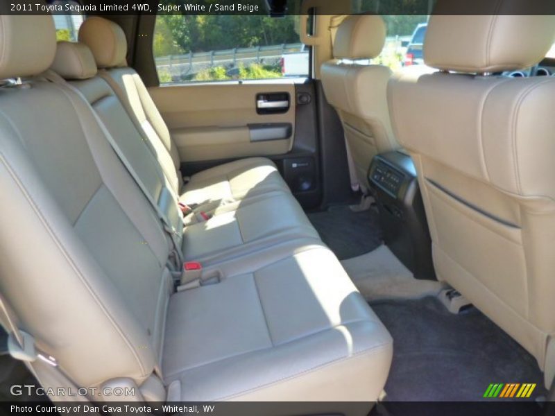Super White / Sand Beige 2011 Toyota Sequoia Limited 4WD
