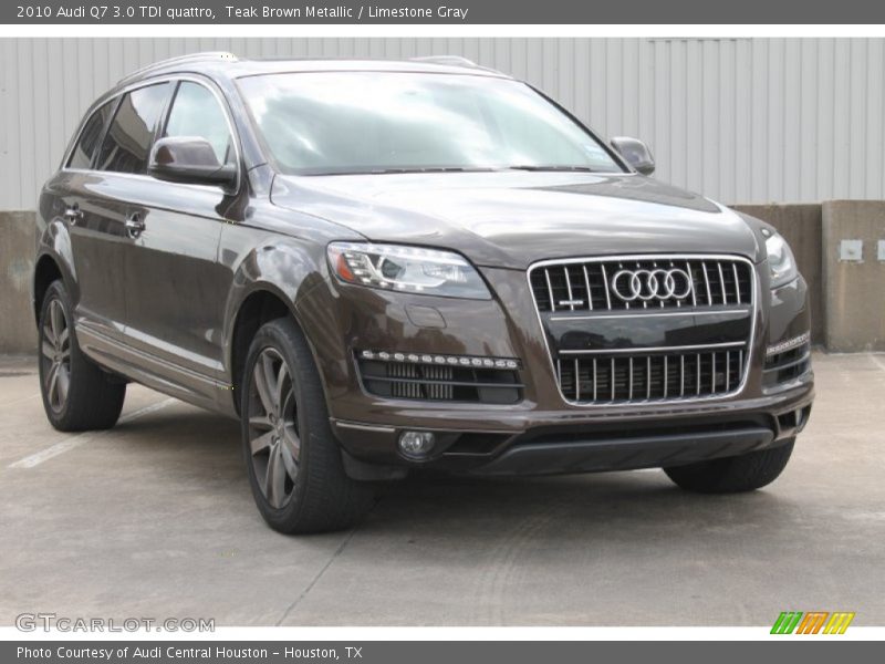 Teak Brown Metallic / Limestone Gray 2010 Audi Q7 3.0 TDI quattro