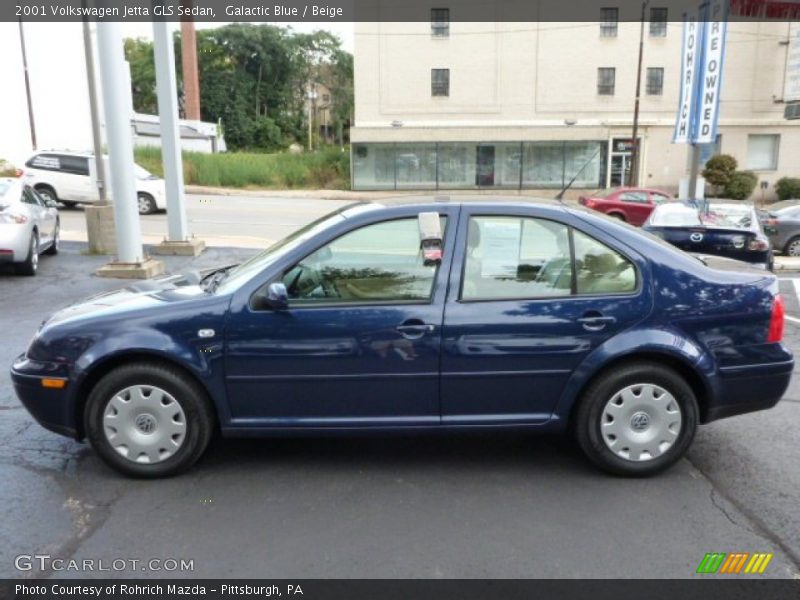 Galactic Blue / Beige 2001 Volkswagen Jetta GLS Sedan