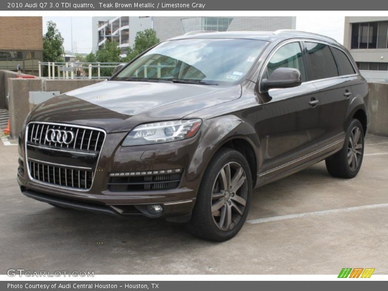 Teak Brown Metallic / Limestone Gray 2010 Audi Q7 3.0 TDI quattro