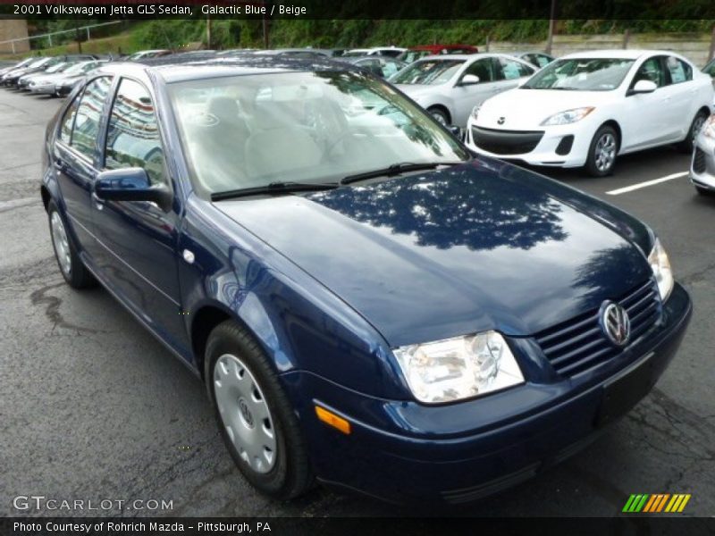 Galactic Blue / Beige 2001 Volkswagen Jetta GLS Sedan