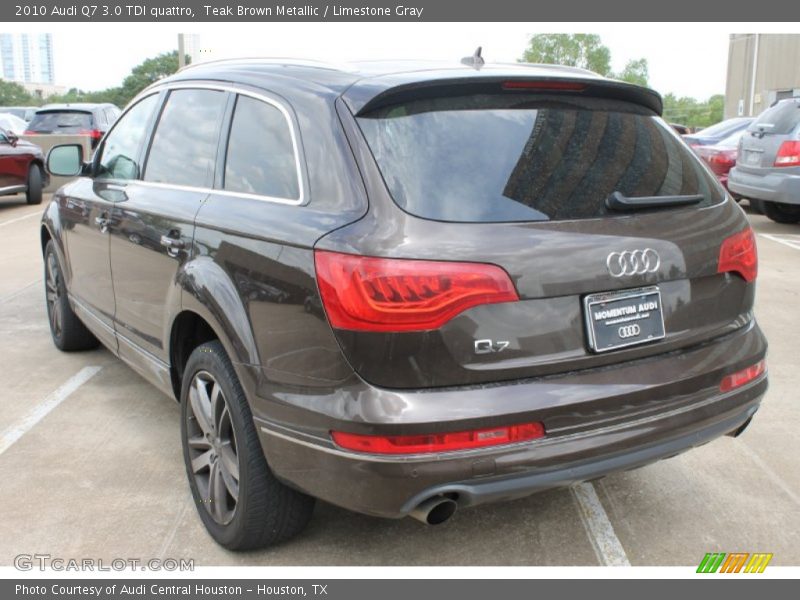 Teak Brown Metallic / Limestone Gray 2010 Audi Q7 3.0 TDI quattro