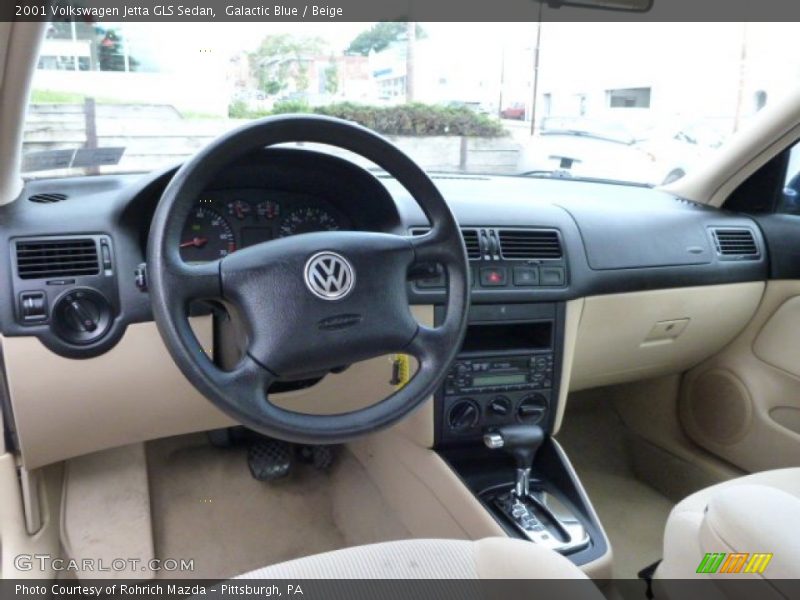 Galactic Blue / Beige 2001 Volkswagen Jetta GLS Sedan