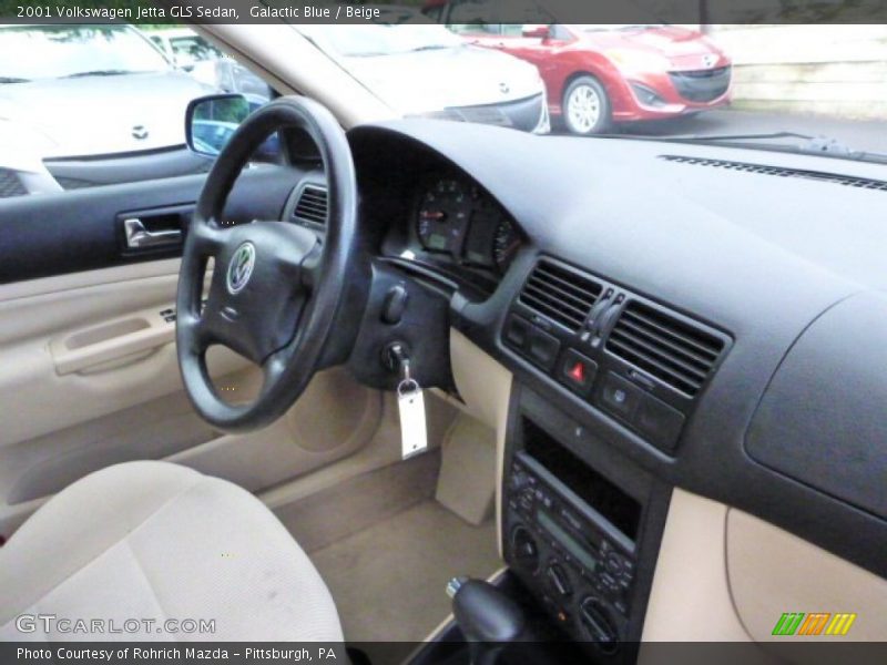 Galactic Blue / Beige 2001 Volkswagen Jetta GLS Sedan
