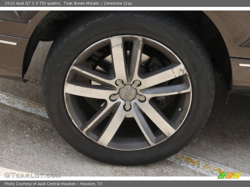 Teak Brown Metallic / Limestone Gray 2010 Audi Q7 3.0 TDI quattro