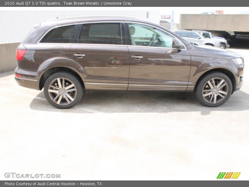 Teak Brown Metallic / Limestone Gray 2010 Audi Q7 3.0 TDI quattro