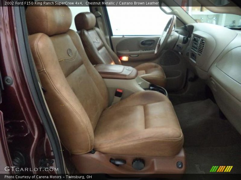  2002 F150 King Ranch SuperCrew 4x4 Castano Brown Leather Interior