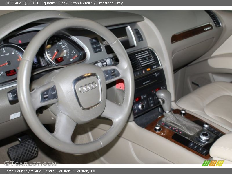 Teak Brown Metallic / Limestone Gray 2010 Audi Q7 3.0 TDI quattro