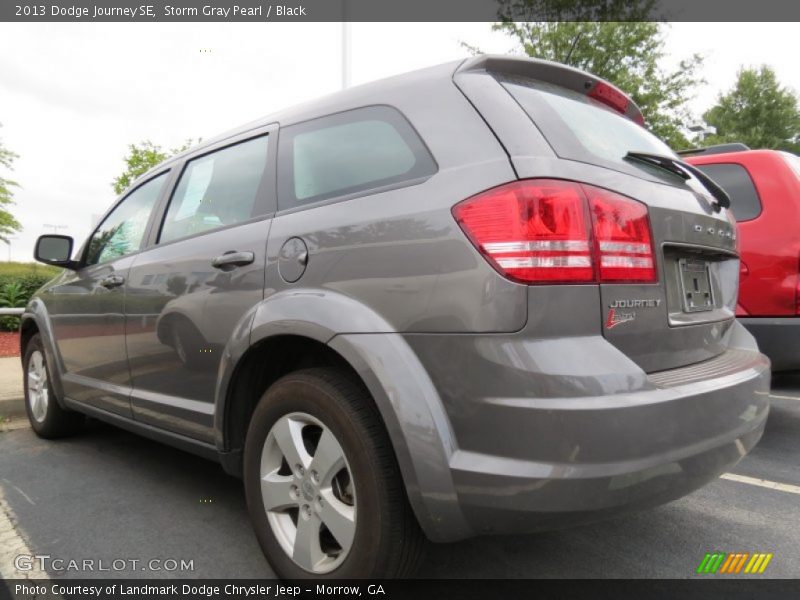 Storm Gray Pearl / Black 2013 Dodge Journey SE
