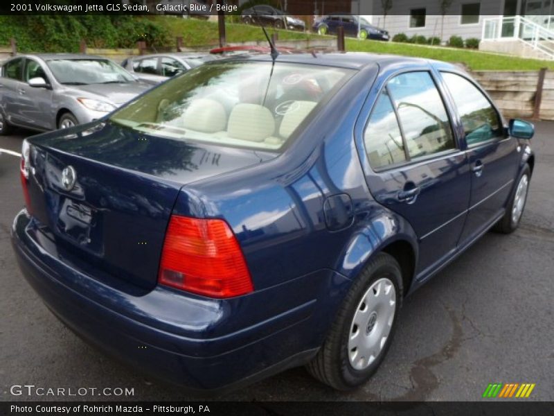 Galactic Blue / Beige 2001 Volkswagen Jetta GLS Sedan