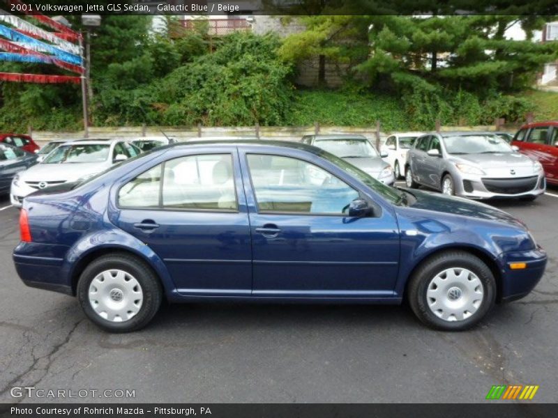 Galactic Blue / Beige 2001 Volkswagen Jetta GLS Sedan
