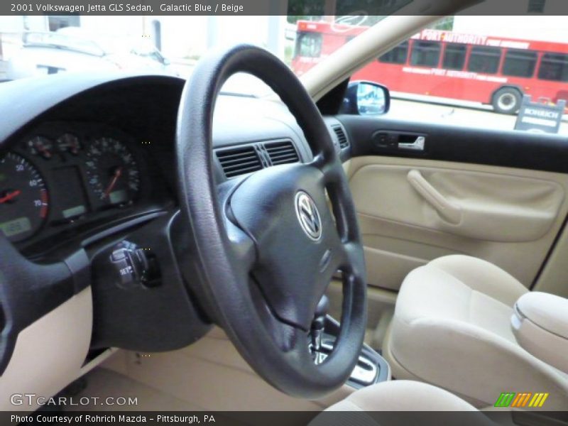 Galactic Blue / Beige 2001 Volkswagen Jetta GLS Sedan