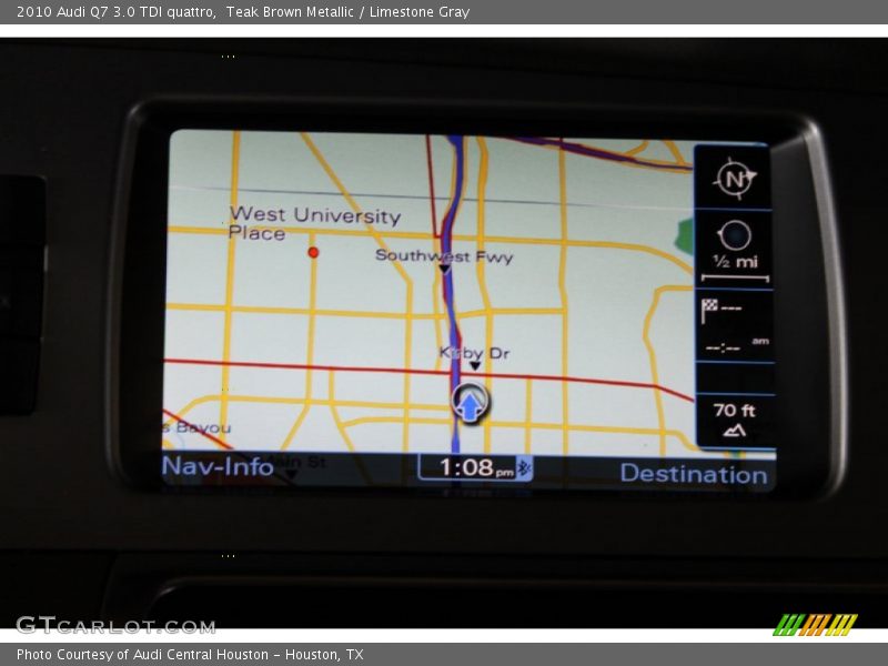 Teak Brown Metallic / Limestone Gray 2010 Audi Q7 3.0 TDI quattro