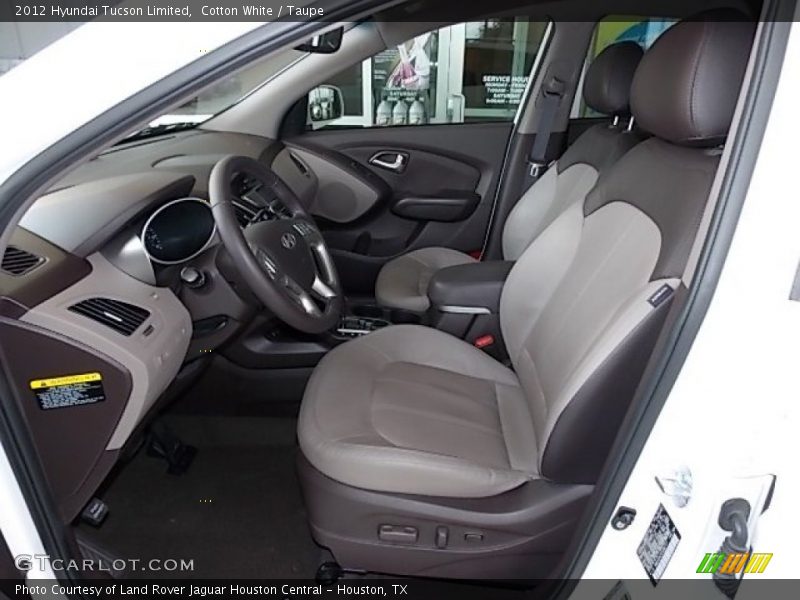Cotton White / Taupe 2012 Hyundai Tucson Limited
