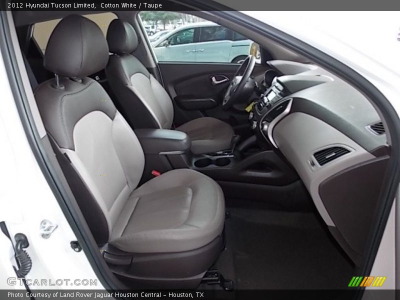 Cotton White / Taupe 2012 Hyundai Tucson Limited