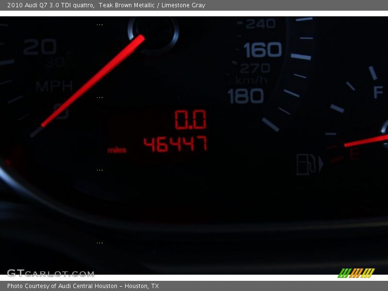 Teak Brown Metallic / Limestone Gray 2010 Audi Q7 3.0 TDI quattro