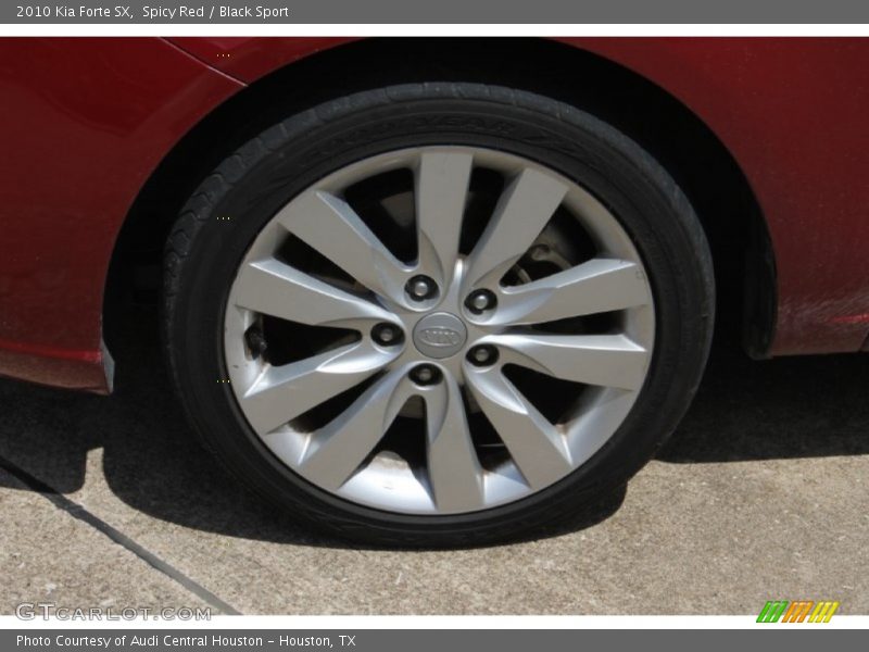 Spicy Red / Black Sport 2010 Kia Forte SX