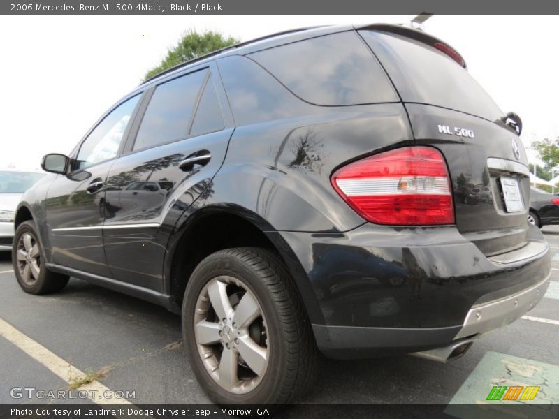 Black / Black 2006 Mercedes-Benz ML 500 4Matic