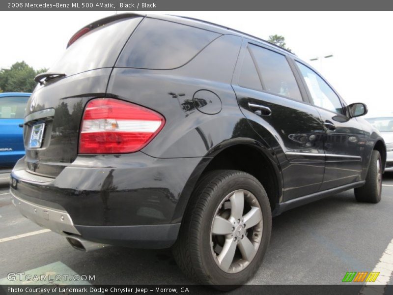 Black / Black 2006 Mercedes-Benz ML 500 4Matic