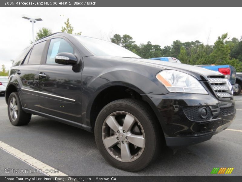 Black / Black 2006 Mercedes-Benz ML 500 4Matic
