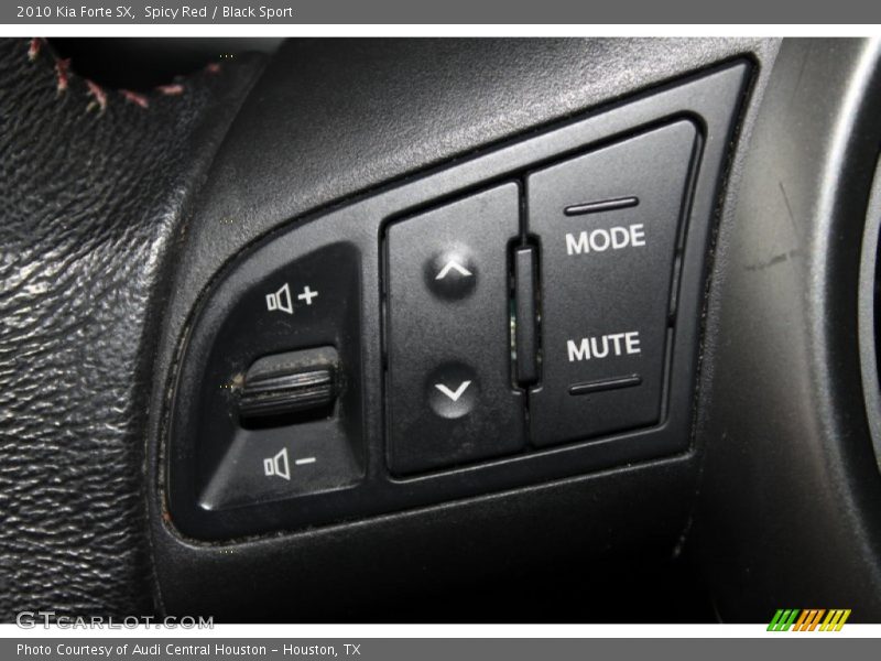 Spicy Red / Black Sport 2010 Kia Forte SX