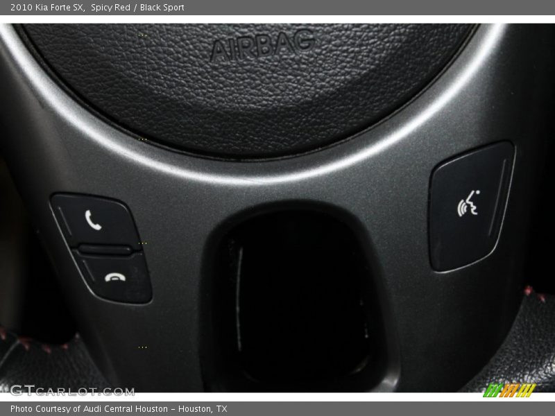 Spicy Red / Black Sport 2010 Kia Forte SX