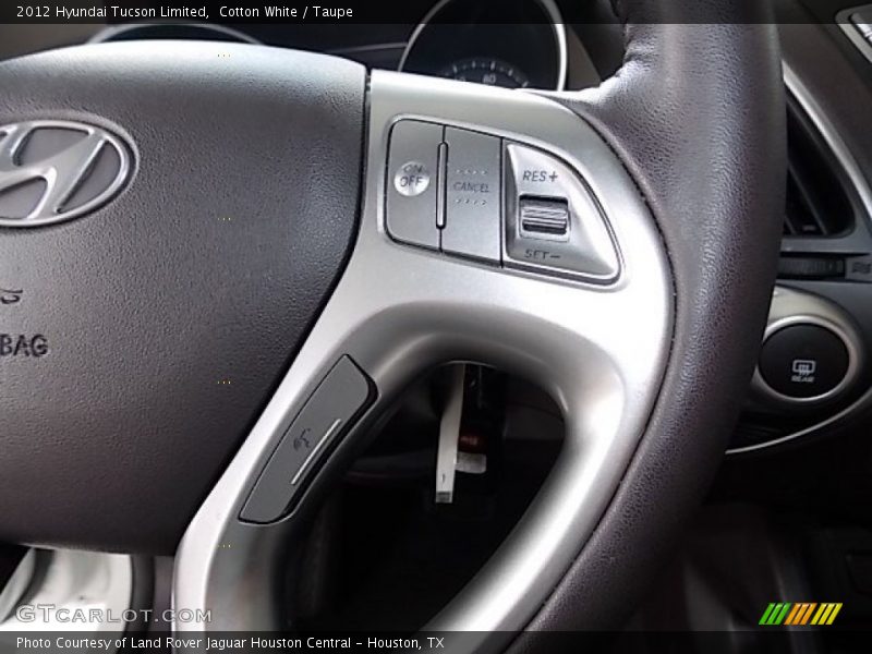 Cotton White / Taupe 2012 Hyundai Tucson Limited