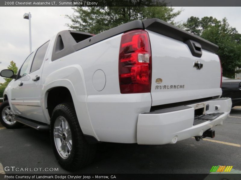 Summit White / Ebony 2008 Chevrolet Avalanche LT