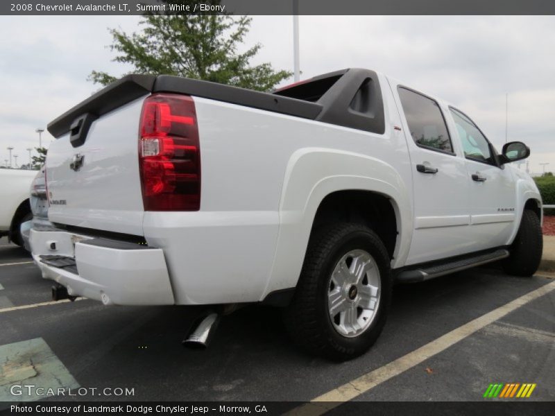 Summit White / Ebony 2008 Chevrolet Avalanche LT
