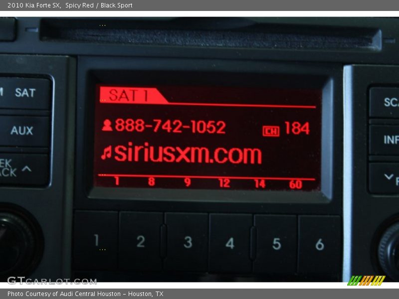 Spicy Red / Black Sport 2010 Kia Forte SX