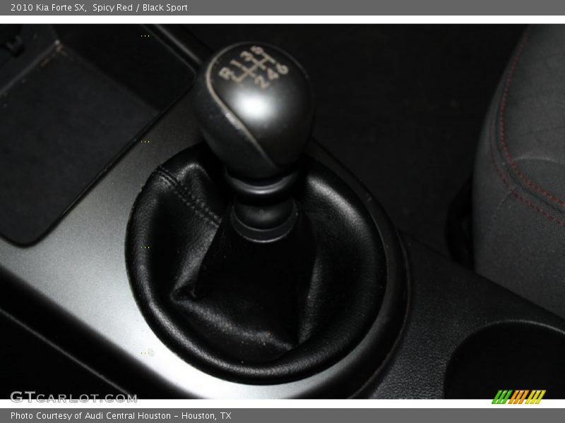 Spicy Red / Black Sport 2010 Kia Forte SX